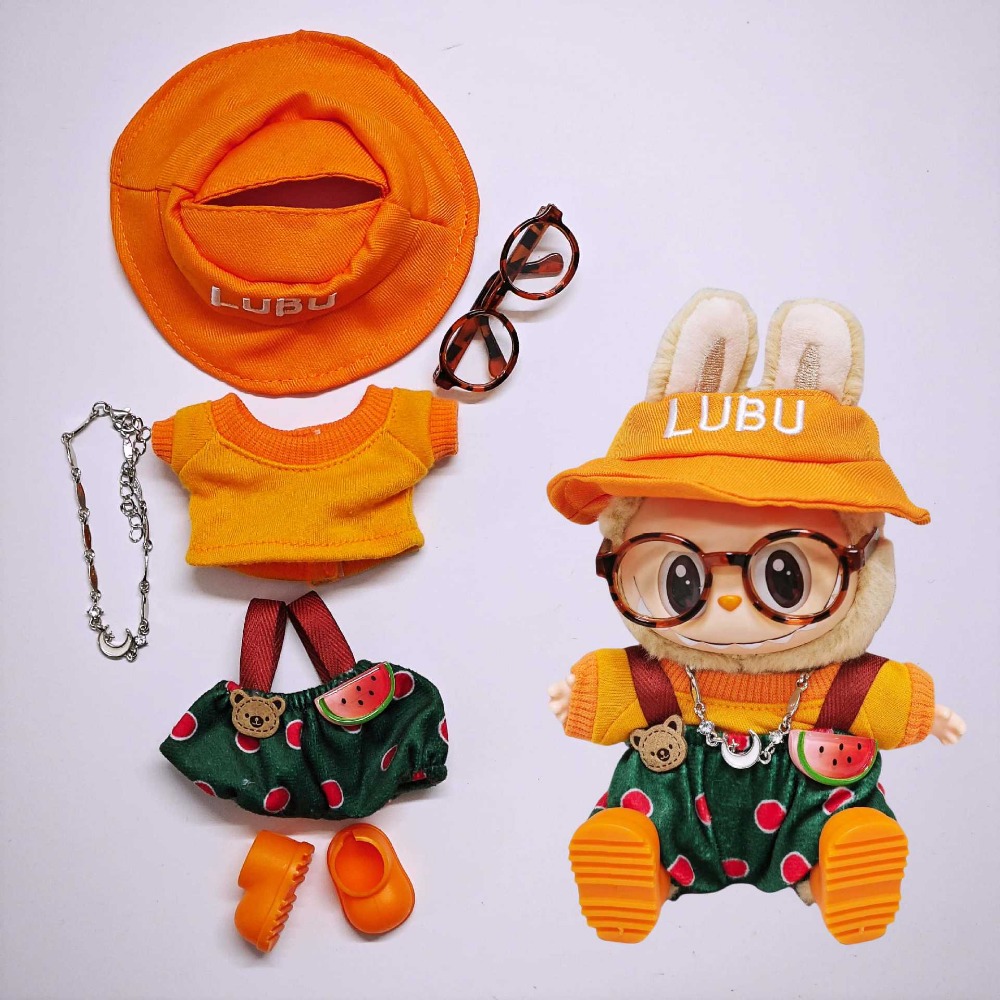 Party Games 15 In 1 - 15/17cm 라부부 인형 옷 미니 인형