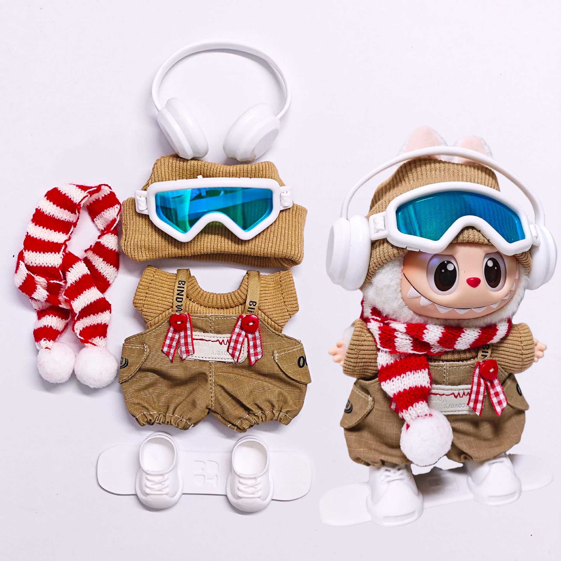 Party Games 15 In 1 - 15/17CM 라부부 인형 옷 겨울 고글