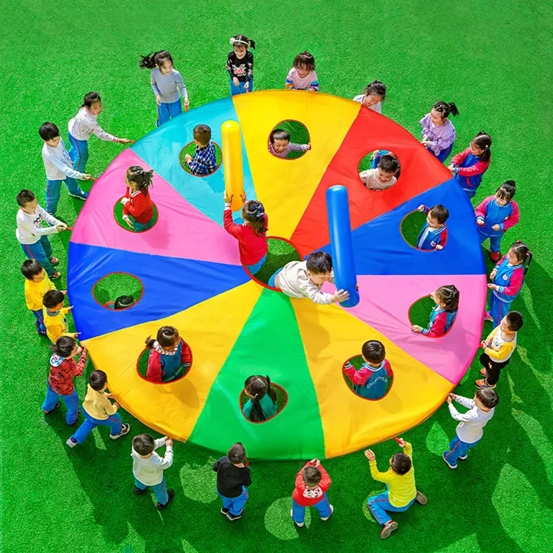 Limbo Game Set - 레인보우 파라슈트 노크 고퍼 멀티플레이어 인터랙티브
