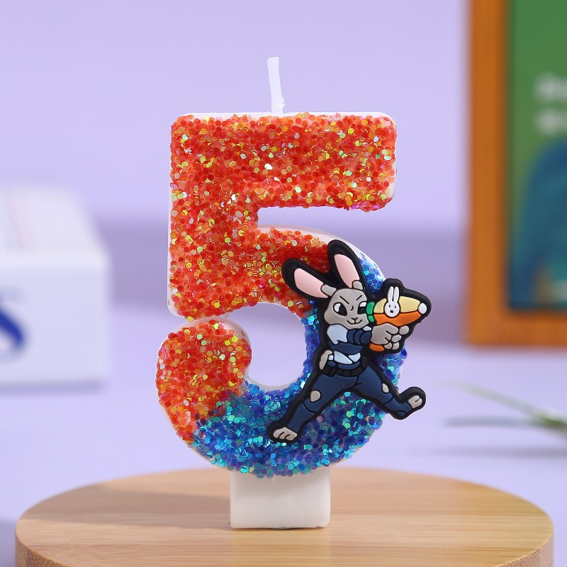 Zootopia Party Games - Dsn 0-9 숫자 주토피아 피규어 테마