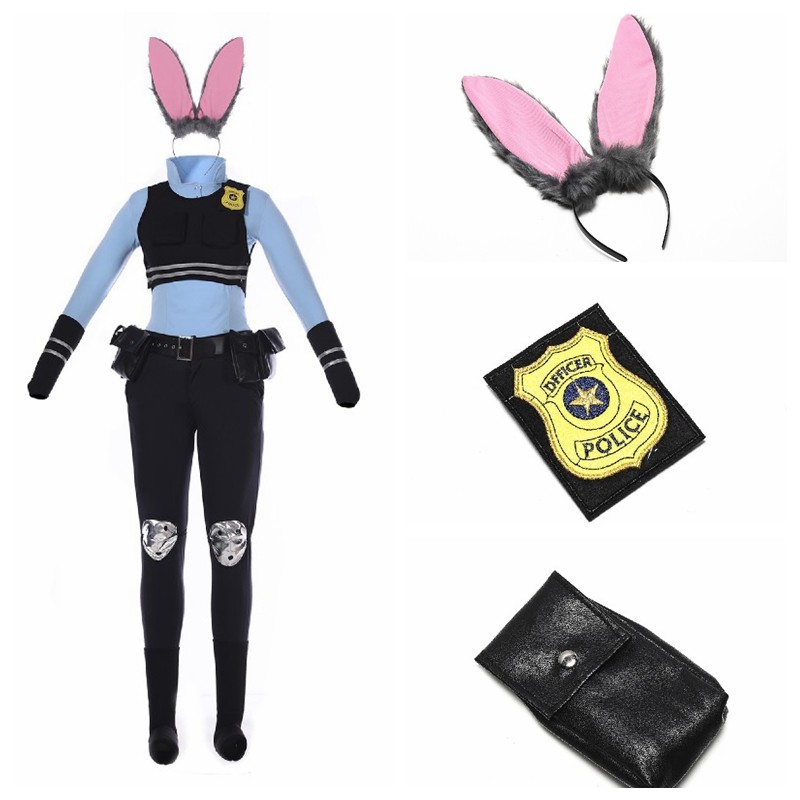 Zootopia Party Games - 쥬디 홉스 코스프레 의상 여성용 소녀