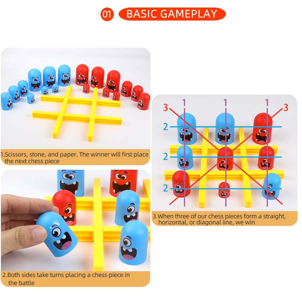 재미 있은 테이블 보드 게임 Tic Tac Toe 지적 - Tic Tac Toe Giant 리뷰 및 가격