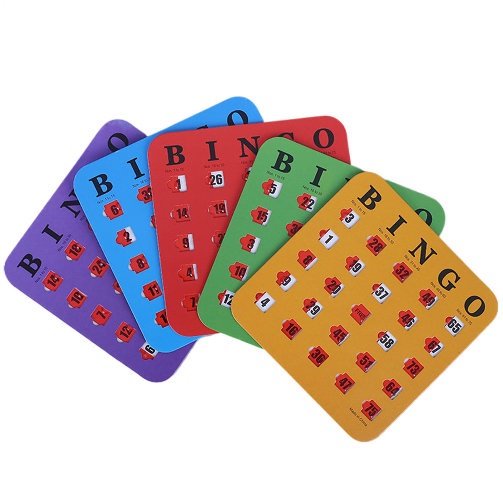 블라인드와 슬라이더가 포함된 5개 슬라이딩 빙고 게임  - Party Games Bingo 리뷰 및 가격