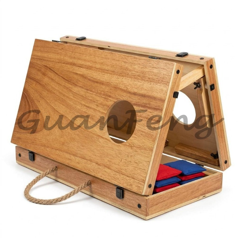 나무 접이식 콘홀 세트 빈백 토스 보드 실내외 게임 - Cornhole Board Set 리뷰 및 가격