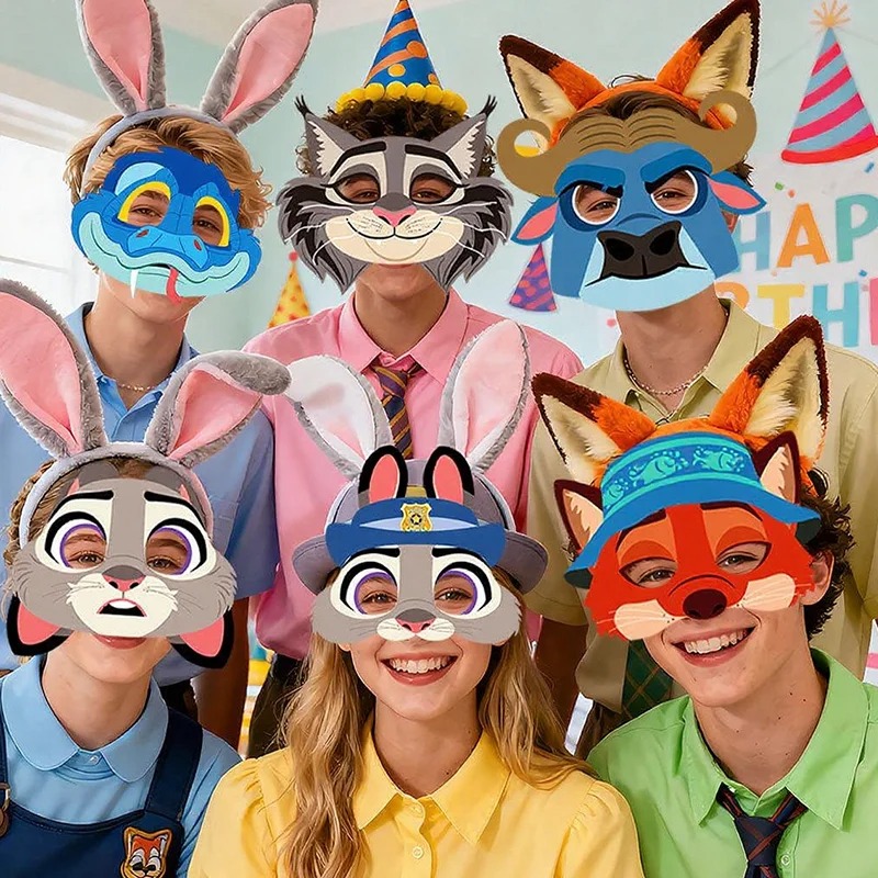 Dsn 피규어 12개/세트 주토피아 2 생일 파티 마스 - Zootopia Party Games 리뷰 및 가격