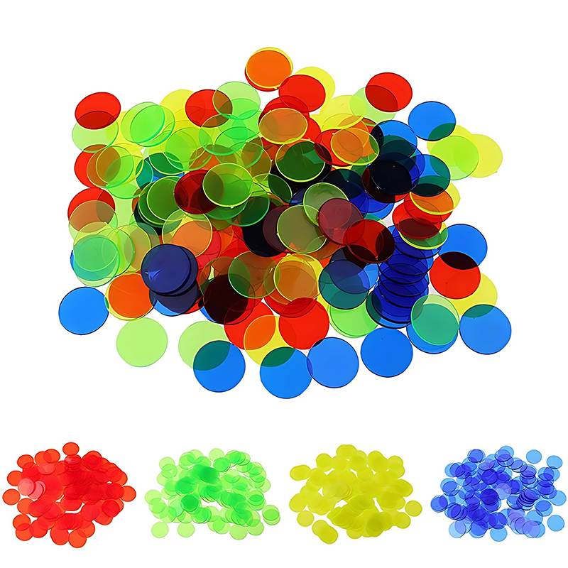 100/200PCS 19mm 라운드 카운트 칩 빙고 보 - Party Games Bingo 리뷰 및 가격