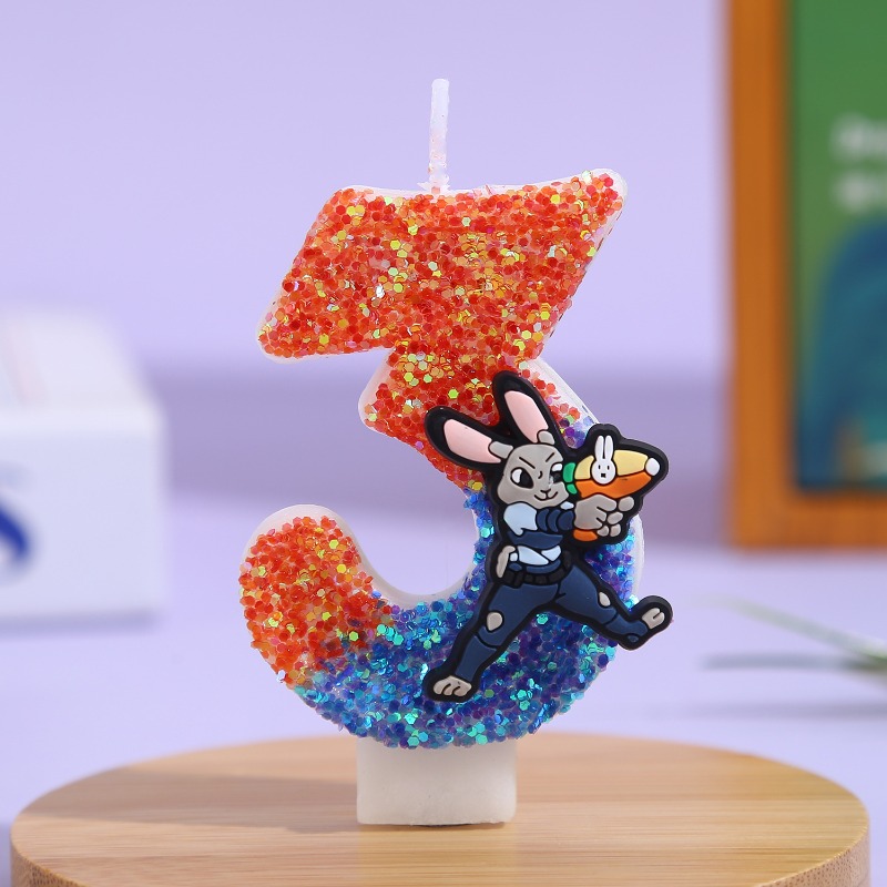 Dsn 0-9 숫자 주토피아 피규어 테마 3D 생일 케 - Zootopia Party Games 리뷰 및 가격
